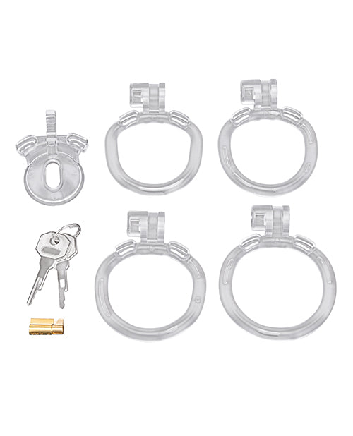 Acrylic See Thru Mini Cock Micro Chastity Cage