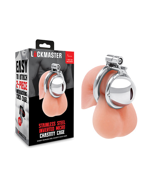 Lockmaster Stainless Steel Inverted Micro Chastity Cage