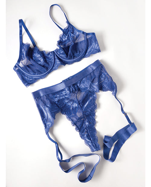 Delphi Lace 2 pc Set w/Attached Garter