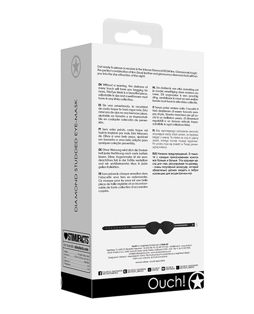 Shots Ouch Diamond Studded Eye Mask