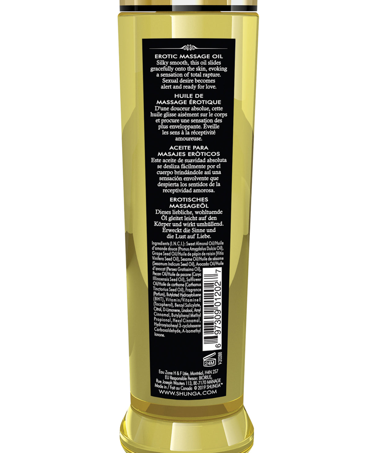 Shunga Erotic Massage Oil - 8 Oz Libido-exotic Fruits