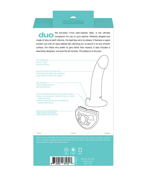 VeDO Duo Silcone Dildo w/Harness