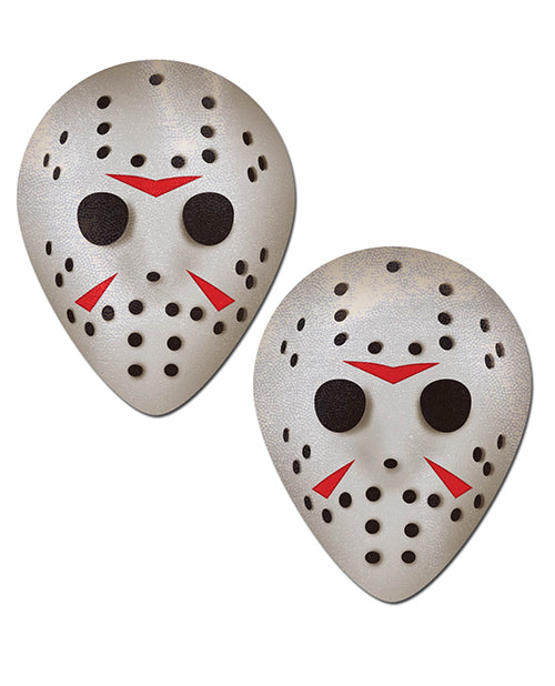 Pastease Scary Halloween Hockey Mask - White O-s