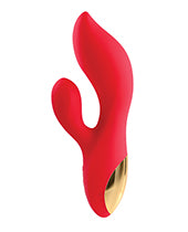 Adam & Eve Eve's Big & Curvy G Dual Stimulating Vibe - Red-gold