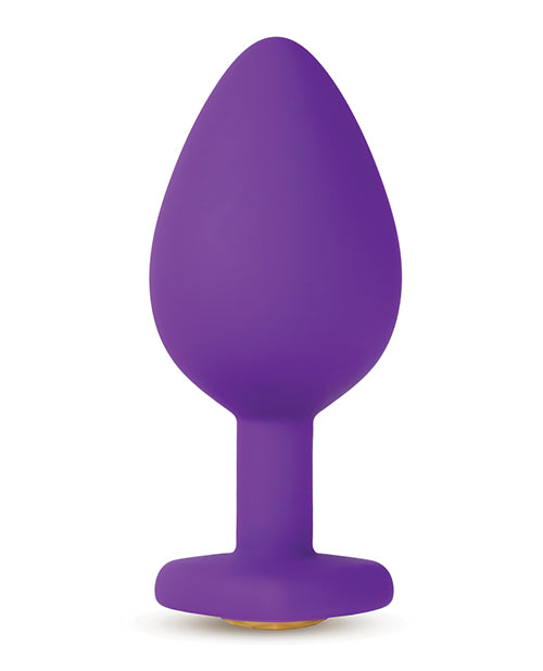 Blush Temptasia Bling Plug W-gem Medium - Purple