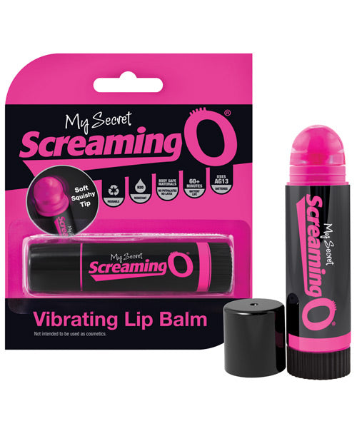 My Secret Screaming O Vibrating Lip Balm - Black-pink