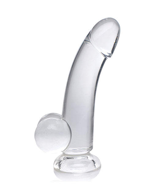 Curve Novelties Jock C-thru 8" Dong W-balls - Clear