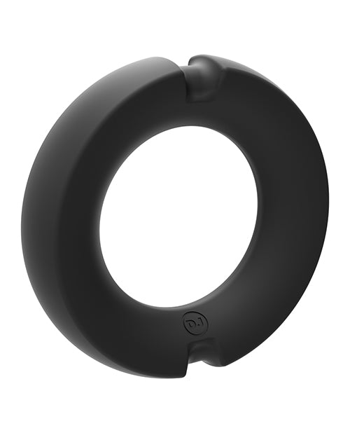 Kink Hybrid Silicone Covered Metal Cock Ring