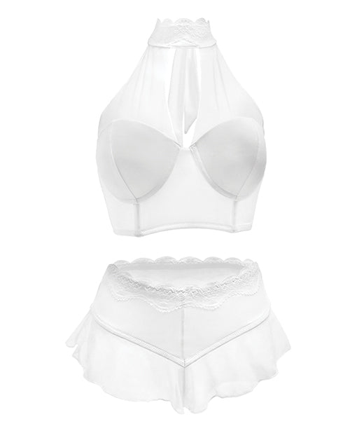 Premiere Embroidered Halter & Panty