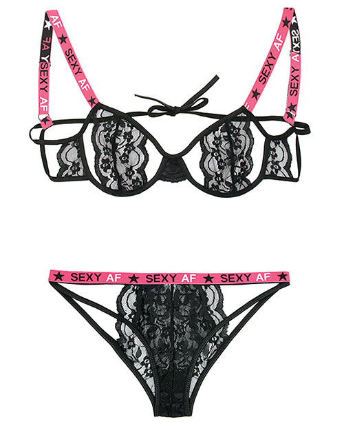 Vibes Sexy Af Cutout Bra and Panty