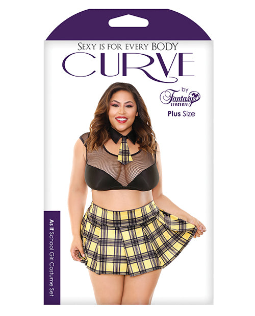 "As If School Girl Tie Collar