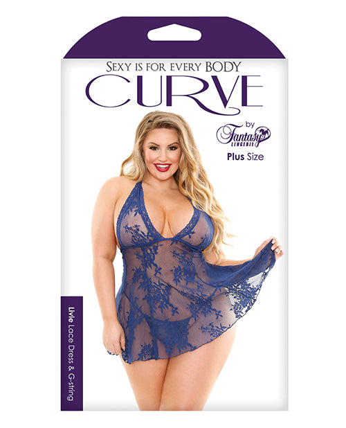 Curve Livie Lace Chemise & G-string
