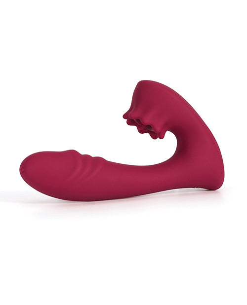 Lacy G-spot Vibrator W-tongue Licker