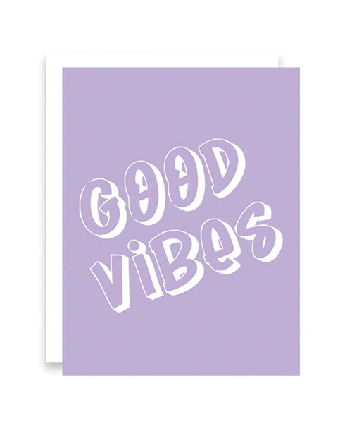 Good Vibes Greeting Card