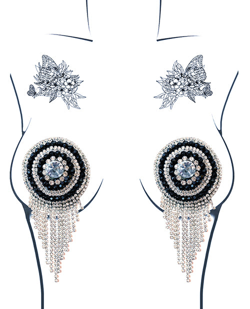Burlesque Bohemian Rhapsody Jewel Reusable Silicone Nipztix - Crystal O-s