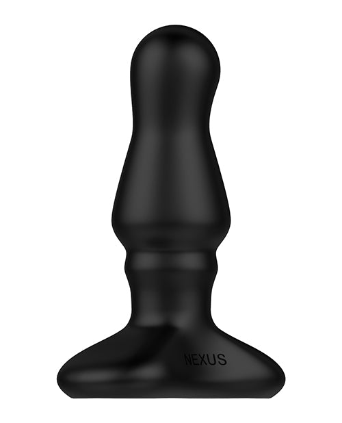 Nexus Bolster Butt Plug W-inflatable Tip - Black