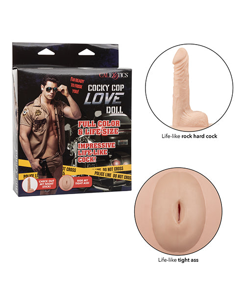 Cocky Cop Love Doll - Ivory