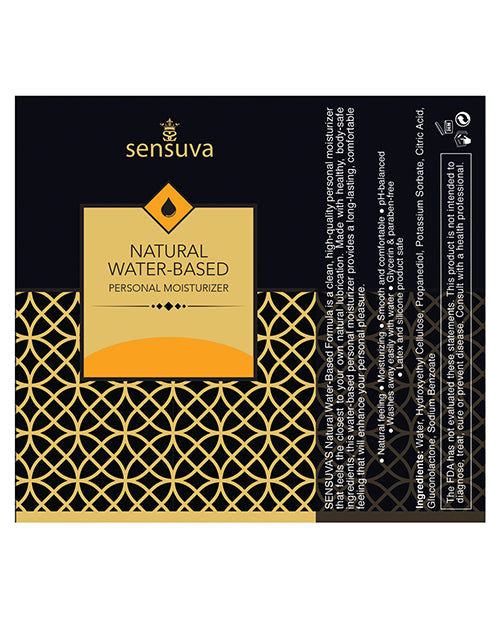 Sensuva Natural Water Based Personal Moisturizer