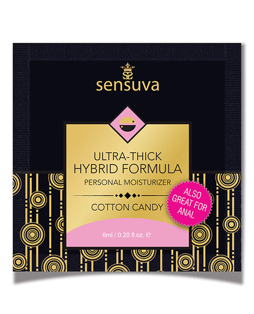 Sensuva Ultra Thick Hybrid Personal Moisturizer Single Use Packet