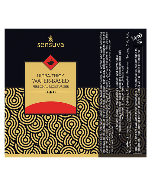 Sensuva Ultra Thick Water Based Personal Moisturizer