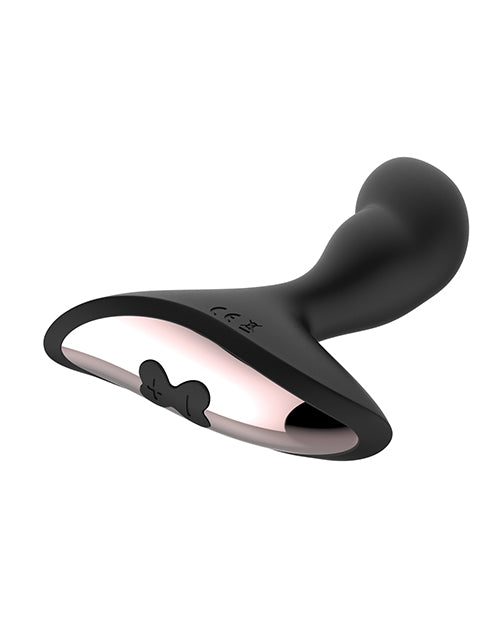 Gender Fluid Rumble Anal Vibe W-remote - Black