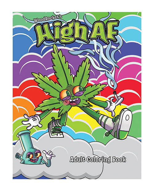 Wood Rocket High Af2 Adult Coloring Book