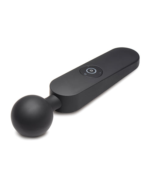 Master Series Thunder Wand 72x Silicone Heating Wand Massager - Black