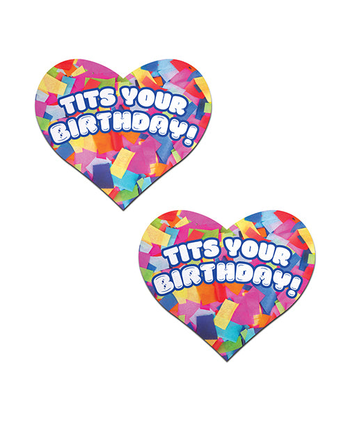 Pastease Tits Your Birthday! Heart
