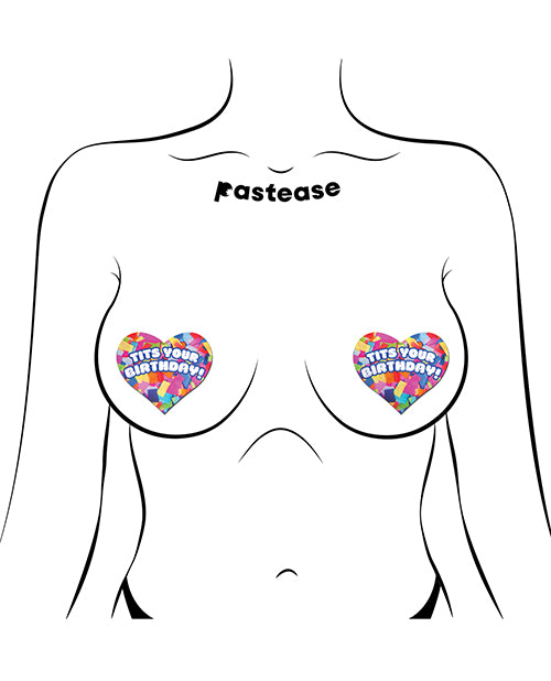 Pastease Tits Your Birthday! Heart