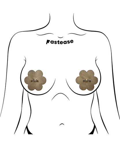 Pastease Pierced Flower Breast Petal w/Barbell Piercing