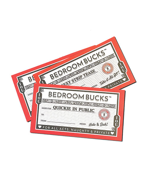 Bedroom Bucks I.o.u