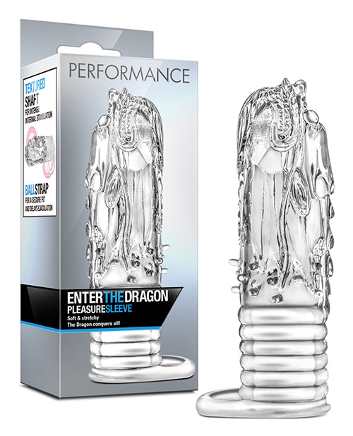 Blush Performance Enter The Dragon Penis Sleeve - Clear