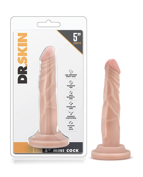 Blush Dr. Skin 5" Mini Cock