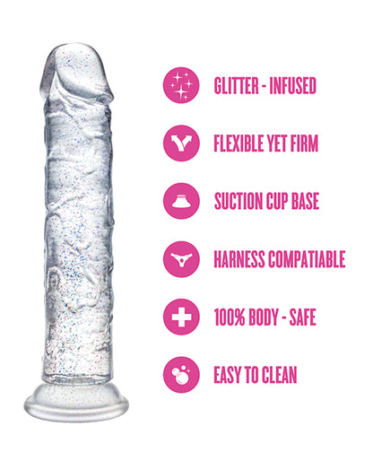 Blush Naturally Yours - Gala - Sparkling Clear Dildo