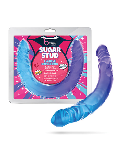 Blush B Yours 14" Large Double Dong Sugar Stud