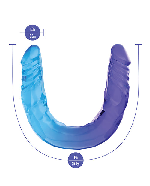 Blush B Yours 14" Large Double Dong Sugar Stud
