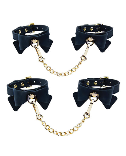 Blush Temptasia Ardor Wrist & Ankle Restraints w/Bow