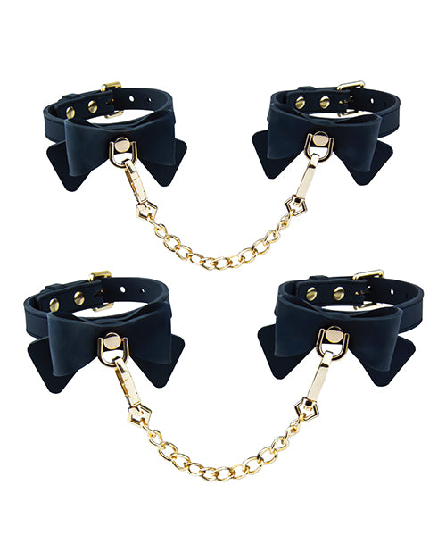 Blush Temptasia Ardor Wrist & Ankle Restraints w/Bow