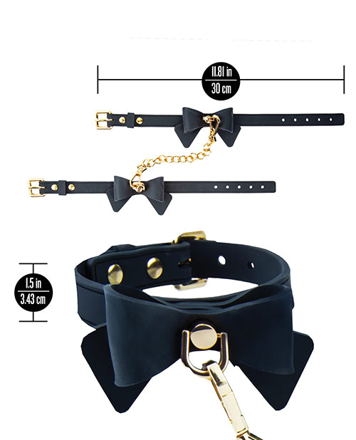 Blush Temptasia Ardor Wrist & Ankle Restraints w/Bow