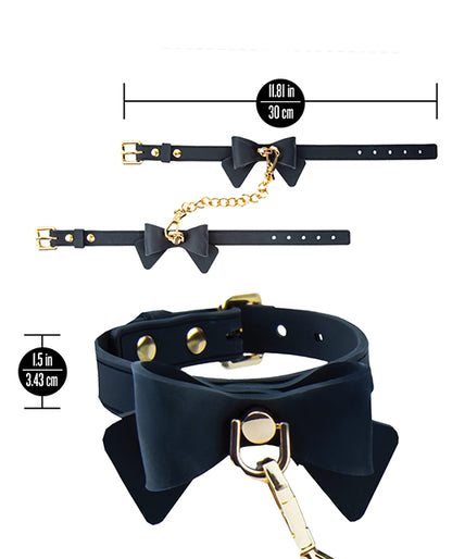 Blush Temptasia Ardor Wrist & Ankle Restraints w/Bow