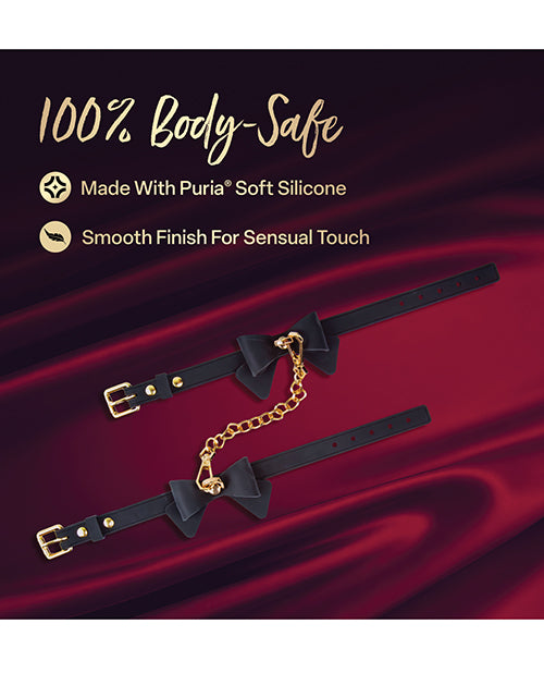 Blush Temptasia Ardor Wrist & Ankle Restraints w/Bow