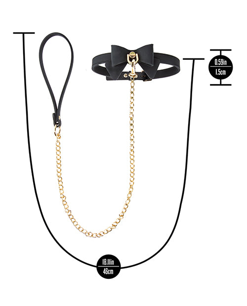 Blush Temptasia Ardor Collar & Leash w/Bow