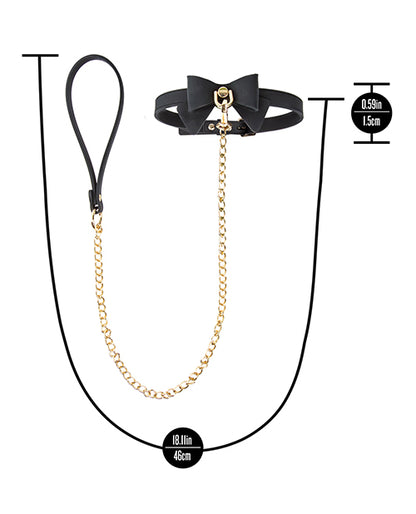 Blush Temptasia Ardor Collar & Leash w/Bow