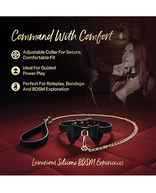 Blush Temptasia Ardor Collar & Leash w/Bow