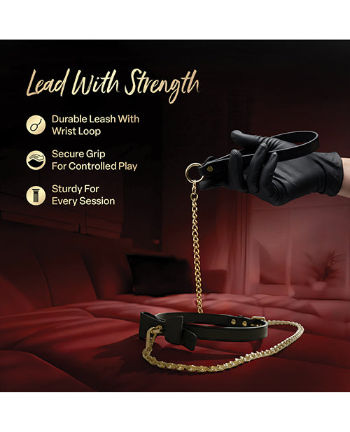 Blush Temptasia Ardor Collar & Leash w/Bow