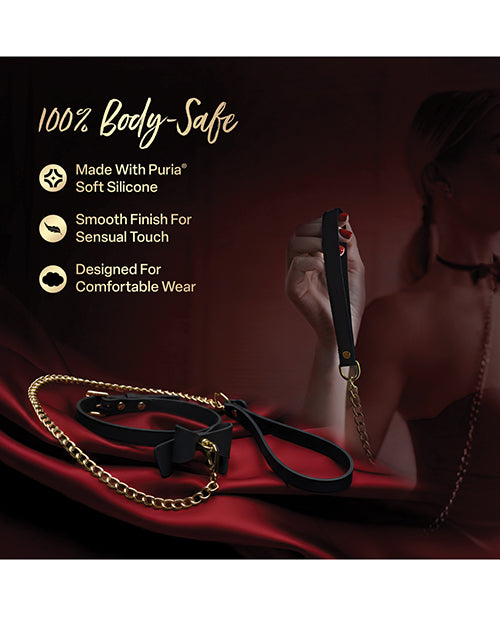 Blush Temptasia Ardor Collar & Leash w/Bow