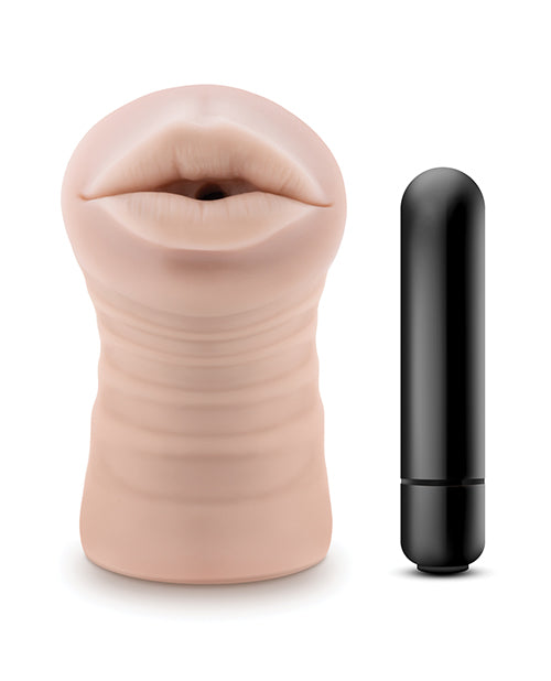 Blush EnLust Mouth Stroker w/Vibrating Bullet