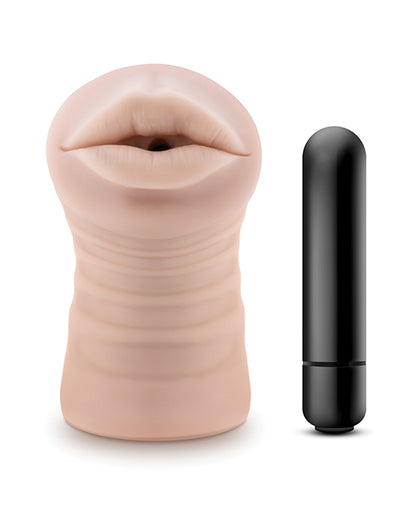 Blush EnLust Mouth Stroker w/Vibrating Bullet