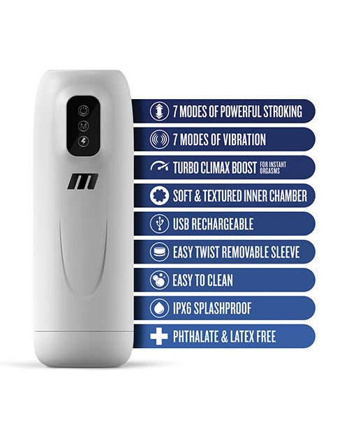 Blush M for Men Robo Bator Powered Vibrating Stroker