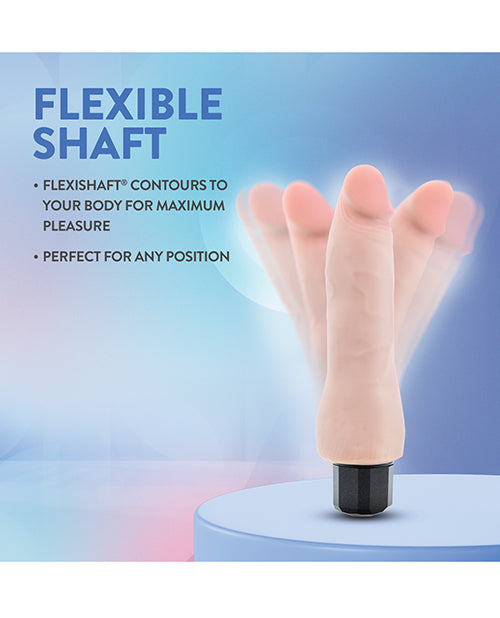 Blush Au Naturel 8.75" Vibrating Realistic G-Spot Dildo - Beige